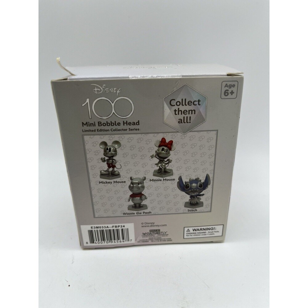 Disney 100 Limited Edition Mini Bobble Head: Mickey & Minnie Mouse Brand New NIP - Picture 4 of 6